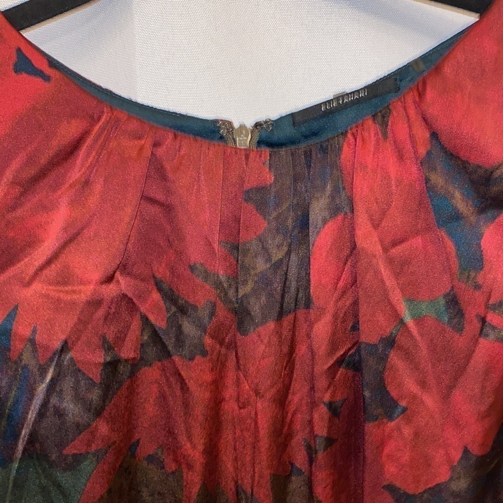 Elie Tahari Silk & Wool Sheath Dress - Picture 4 of 9